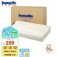 邓禄普（Dunlopillo）ECO青少年波浪枕 斯里兰卡进口天然乳胶枕头 三曲线