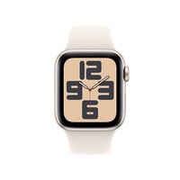 Apple/苹果 Watch SE 智能手表GPS款40毫米星光色铝金属表壳星光色运动型表带S/M MXF43CH/B