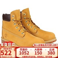 TimberlandTimberland添柏岚经典6寸男女同款大黄靴环保户外防水真皮 12909W女款-小麦色 36