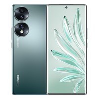 荣耀70 IMX800三主摄 双曲屏设计 高通骁龙778G Plus 66W快充 5G手机 12GB+256GB 墨玉青