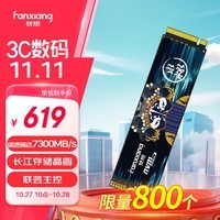 梵想（FANXIANG）2TB SSD固态硬盘 M.2接口NVMe协议PCIe 4.0x4 长江存储晶圆 PS5台式机笔记本电脑扩展硬盘 S790E