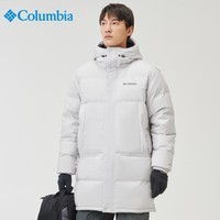 Columbia哥伦比亚羽绒服男秋冬奥米热能保暖防寒中长款外套 WE0994 043 L