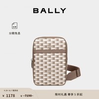 BALLY巴利24春夏Pennant褐色男士斜挎包6306649 褐色