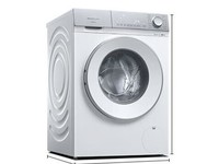 西门子（SIEMENS）小晶钻系列 10公斤滚筒洗衣机全自动带烘干 洗烘一体 隐形触控 蒸气护理 WN52B2U08W 家电国家补贴