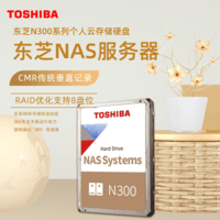 东芝（TOSHIBA） NAS级6TB机械硬盘N300台式机硬盘PMR垂直个人云存储服务器企业监控 【N300 6T】SATA线+镙丝