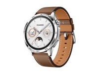 华为 HUAWEI WATCH GT 4 46mm 山茶棕 棕色真皮表带华为智能手表