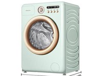 海信（Hisense）罗马假日洗衣机罗马绿 全自动滚筒洗衣机10公斤家用健康活水洗洗烘一体WD100R4以旧换新国家补贴