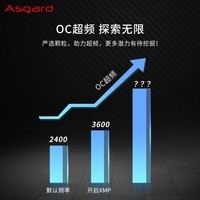 阿斯加特（Asgard）32GB(16Gx2)套装 DDR4 3600 台式机内存条 RGB灯条-女武神·瓦尔基里 海力士CJR颗粒