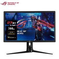 华硕 玩家国度ROG 电竞显示器 游戏显示屏27英寸4K 144Hz刷新率 IPS HDR400 G-Sync兼容支持 神光同步XG27UQR