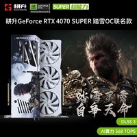 耕升（GAINWARD）GeForce RTX 4070 SUPER 踏雪 黑神话悟空联名款显卡 台式机电脑游戏独立显卡 DLSS 3 技术 RTX4070 SUPER 踏雪OC 联名款