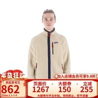 巴塔哥尼亚（Patagonia）patagonia巴塔哥尼亚Retro Pile男士保暖开衫抓绒衣外套夹克22801 ELKH-卡其色 XL