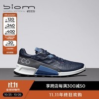 爱步（ECCO）BIOM2.1运动鞋男鞋  户外跑鞋休闲鞋耐磨登山鞋 健步越野822854 海洋蓝/磁石灰82285460685 43