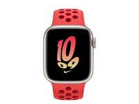 Apple Watch Series 8 智能手表GPS款41毫米银色铝金属表壳白色运动型表带MP6K3CH/A