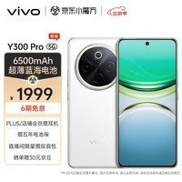 vivo Y300 Pro 8GB+256GB 羊脂白 6500mAh超薄蓝海电池 全等深微四曲屏 SGS五星抗摔认证 AI 拍照 手机