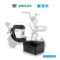 绿源（Luyuan）电动车新款ZFA可拆卸锂电电瓶车成人代步车新国标成人电动自行车 千草绿配48V20A锂电池续航80公里