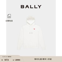 BALLY巴利女士白色爱心棉质连帽卫衣6303949 白色 M