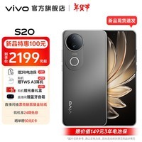 vivo S20  6500mAh轻薄长续航电池 7.19mm超薄直屏 京东方护眼屏 前后5000万双柔光 新品拍照手机 松烟墨 12GB+256GB 官方标配