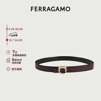 菲拉格慕（Ferragamo）男酒红色皮带 0770935_C  _100 礼物送男友