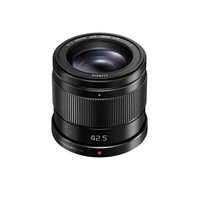 松下（Panasonic）42.5mm F1.7大光圈 微单数码相机中远定焦镜头 M43卡口 黑色