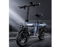 【英国技术+多仓发货】普莱德 新国标折叠电动自行车小型男女电瓶车锂电池助力车电单车代驾车 G11-4减震汽车电池20Ah-助力约200公里