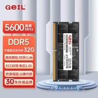 GEIL金邦 32G DDR5-5600 笔记本内存条 千禧系列