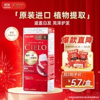 宣若（CIELO）美源染发霜 80g （浅栗棕4） 进口染发膏 时尚彩染 方便快捷