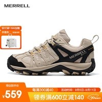 迈乐（Merrell）户外徒步鞋男女款ACCENTOR GTX/WP经典防水透气防滑耐磨登山鞋 J500410-GTX白灰（女款） 36