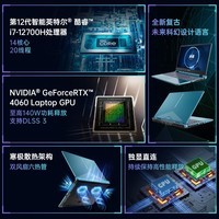 七彩虹（Colorful）隐星P15 英特尔酷睿i7 15.6英寸游戏笔记本电脑(i7-12700H 16G 512G RTX4060 165Hz 2.5K）星河蓝