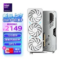 铭瑄（MAXSUN）Intel Arc B580 iCraft 12G 2850MHz GDDR6 OC 电竞之心 设计AI视频剪辑电脑独立显卡