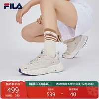 FILA 斐乐官方女鞋 MARS火星鞋2024老爹鞋复古跑步鞋休闲运动鞋女