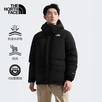 The North Face北面羽绒服男户外700蓬鹅绒高蓬保暖外套81SF 黑色/JK3 L