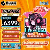 机械革命极光X  2025精选Pro游戏本 AIPC旗舰i7HX满血4060/4070独显超高性能学生设计办公笔记本电脑极光15 旗舰i7HX | 140W满血4060 升级补贴:16G内存 1TB固