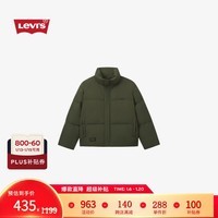 Levi\'s李维斯24秋季新款情侣同款休闲防寒保暖户外无帽羽绒服外套 绿色 XL