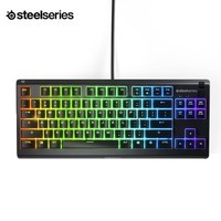 赛睿（SteelSeries） Apex系列3/5 游戏键盘OLED免驱调节全彩RGB 电竞专用 Apex 3 TKL（简化多媒体按键）
