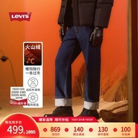 Levi\'s李维斯冬暖系列24秋季新品男士568宽松直筒休闲美式牛仔裤 黑色 32 32