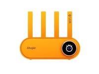 锐捷（Ruijie）无线路由器千兆双频3200M大户型全屋WiFi6放大器穿墙王星耀小白X30PRO 星耀小白X30PRO 活力甜橙
