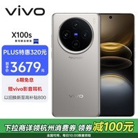 vivo X100s 12GB+256GB 钛色 蓝晶×天玑9300+ 蔡司超级长焦 7.8mm超薄直屏 拍照 AI 手机