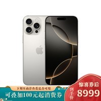 Apple/苹果 iPhone 16 Pro Max 256GB 原色钛金属 双卡双待手机【送联通流量券】