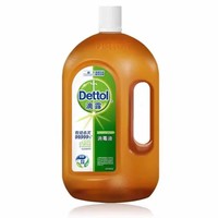 滴露（Dettol）消毒液消毒水衣物除菌液 衣服洗衣机地板杀菌消毒剂喷雾非84酒精 1.8L消毒液*1瓶