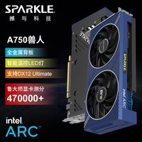 SPARKLE撼与科技 兽人系列游戏显卡 Intel Arc A750 ORC 双槽双风扇 8GD6