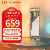 光威（Gloway）2TB SSD固态硬盘 M.2接口(NVMe协议) PCIe 4.0x4 神策系列 黑神话装机升级