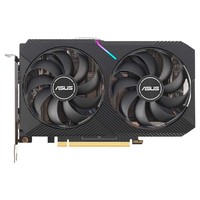 华硕（ASUS） AMD RADEON RX6650XT /6600 /6750XT 电竞游戏显卡 华硕DUAL-RX6500XT-O4G