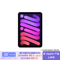 Apple/苹果【教育优惠】iPad mini (A17 Pro) 8.3英寸 2024年新款平板电脑(128G WLAN版/MXN93CH/A)紫色