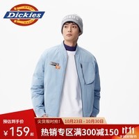 dickies羽绒服 男女情侣 百搭休闲保暖厚夹克10919 浅灰蓝 S 充绒量:164g