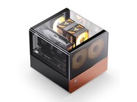 乔思伯(JONSBO)V12 黑色 MATX桌面机箱(海景房/Type-c Gen2 10Gbps+/北美胡桃木/MATX版型/23L体积/ATX电源)