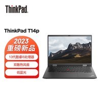 ThinkPad 联想T14p 2023款14英寸高性能标压轻薄笔记本 13代酷睿i5-13500H 16G 512G SSD 2.2K 商务办公学生本