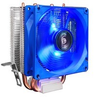 大水牛(BUBALUS)T3 CPU散热器 (2热管/支持Intel/AMD多平台/9cm LED风扇/超大散热鳍片组/电脑主机箱风冷)