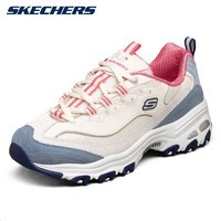 斯凯奇（Skechers）女鞋新款老爹鞋奶茶熊低帮运动鞋户外休闲鞋 【蓝莓甜酒】 36