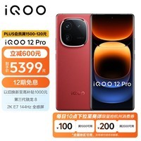 iQOO 12Pro 16GB+1TB燃途版 2K E7 144Hz屏幕 大底主摄潜望式长焦 第三代骁龙 8  5G电竞手机