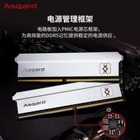 阿斯加特（Asgard）16GB DDR5 5200 台式机内存 弗雷系列-钛银甲
